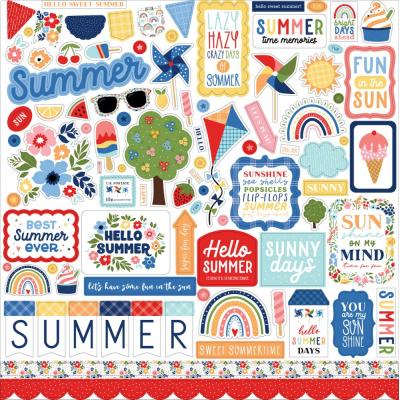 Echo Park My Favorite Summer Sticker - Element Sticker